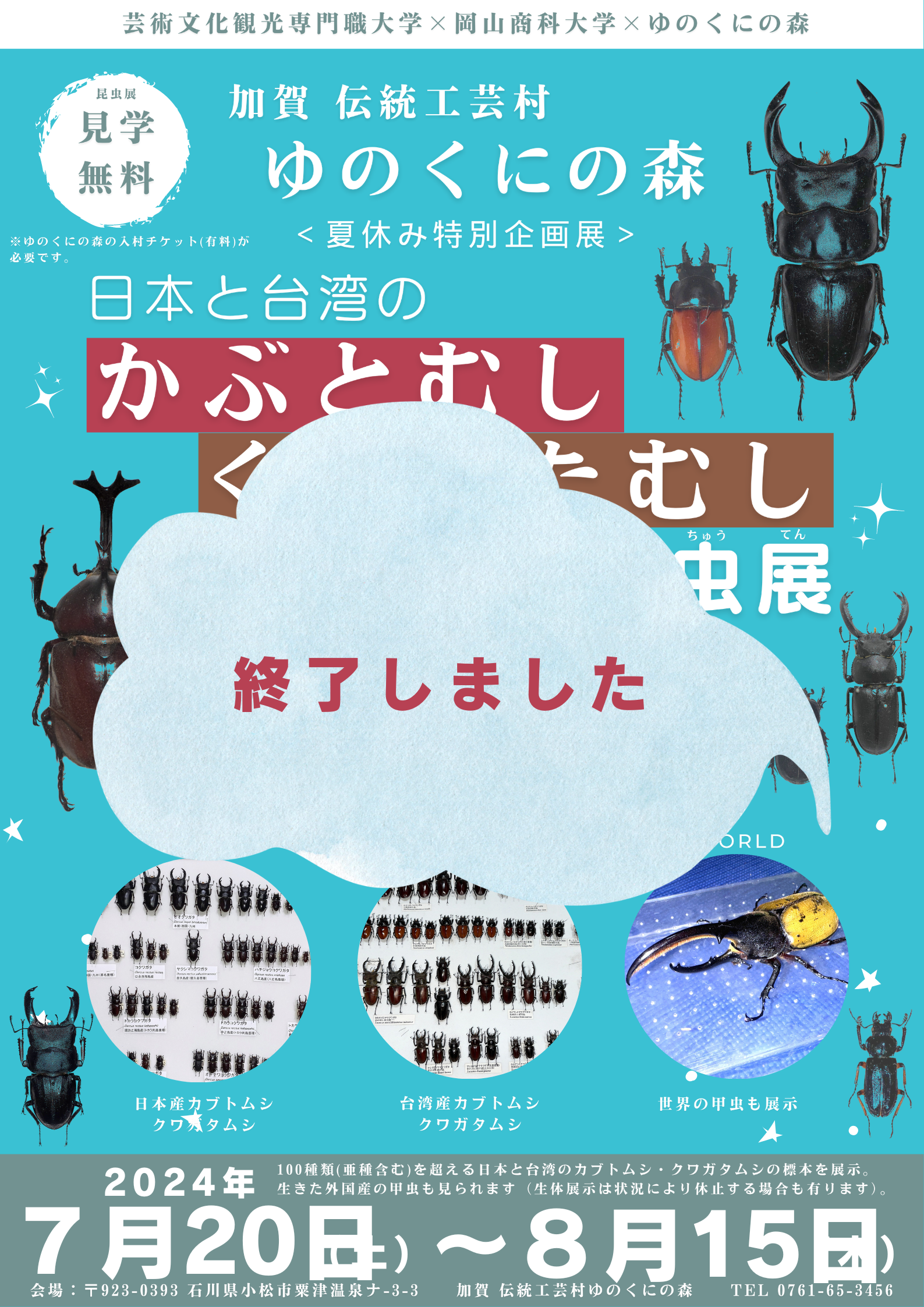 2024年夏　カブトムシ・クワガタムシ昆虫展